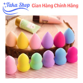 Bông mút hồ lô, giọt nước, ovan trang điểm tán nền, phấn phủ, kem nền