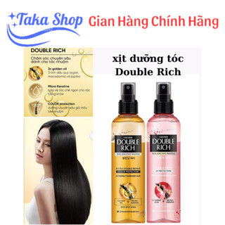    Chính Hãng   Xịt Dưỡng Tóc Double Rich Dưỡng Tóc Khô Xơ Phục Hồi Hư Tổn Hương Thơm Dễ Chịu 