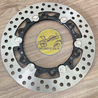 Đĩa Thắng Winner 267mm màu đen lắp như zin, khoen inox 304 siêu sáng