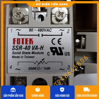 Rơ le (relay) bán dẫn Fotek SSR-40 VA-H giá rẻ