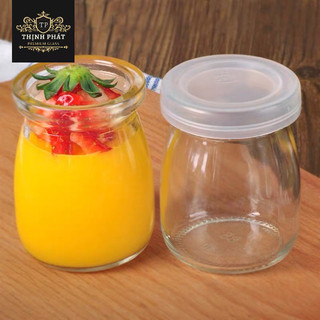 Hũ sữa chua thủy tinh 100ml. Lọ làm sữa chua cao cấp 100ml thủy tinh