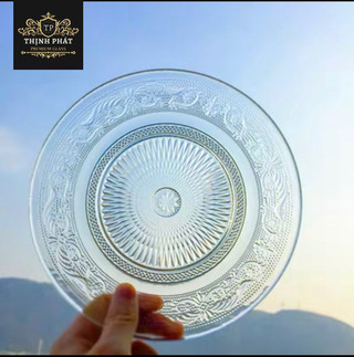 Đĩa thuỷ tinh 20cm