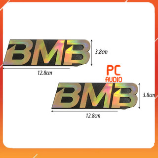 Tem dán thùng loa bmb  (vàng): 2 cái