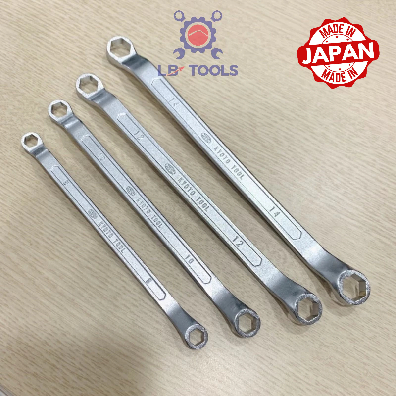 Bộ cờ lê chòng 6 cạnh chống trầy ốc KTC Nhật M274 gồm 4 cỡ 8,10,12,14 - Made in Japan