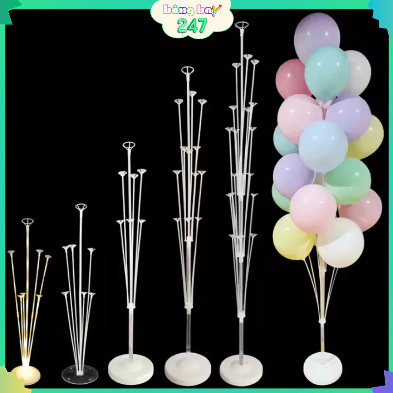 [Đủ Size] Các loại trụ nhựa gắn bóng bay, trụ bóng bay trang trí sinh nhật, khai trương, cưới hỏi  PTR