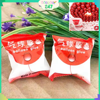 [Loại 1] Cuộn 100 miếng băng dính, keo dán chuyên dùng dán bóng bay trang trí sinh nhật, phòng cưới