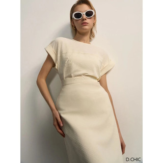 D.CHIC Áo tay cộc cổ tròn MS: 1812503