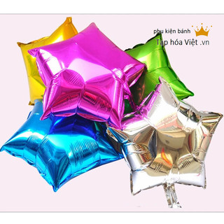 Bóng Ngôi sao cỡ đại 45cm, bong bóng 18inch hình sao tráng nhôm trang trí tiệc tùng sinh nhật