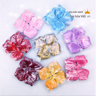 Túi 100 Cánh Hoa Hồng giả trang trí phòng cưới, cánh hoa hồng nèm tay