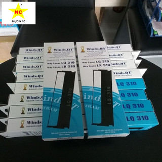 Ribbon EpsonLQ 310, LX310 in đậm, rõ nét. Là Ruy băng mực máy in kim