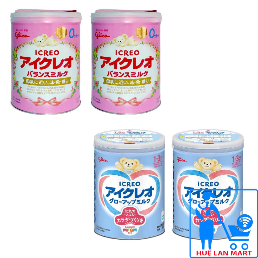 Combo 2 Hộp Sữa Bột Glico Icreo/ Glico Nội Địa Số 0/1 - 800g/820g