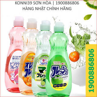 NƯỚC RỬA CHÉN BÁT ROCKET NHẬT BẢN 600ML NHIỀU MÙI HƯƠNG - Konni39 Sơn Hoà