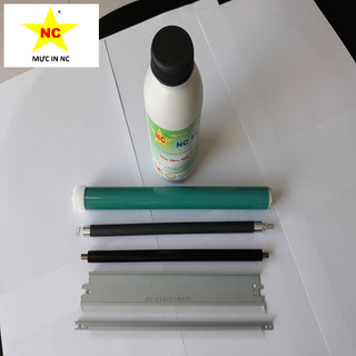 Bộ linh kiện HP 12a, 1020, 1010, Canon 303, LBP 2900, 3000, gồm: Mực nạp, Trống Drum, Trục từ, sạc, gạt lớn, gạt nhỏ