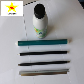 Bộ linh kiện 17a, 19a, cho HP Pro M102a, 129, 130, 132, 133, 134: Mực nạp, Trống Drum, Trục từ, sạc, Gạt hộp mực máy in