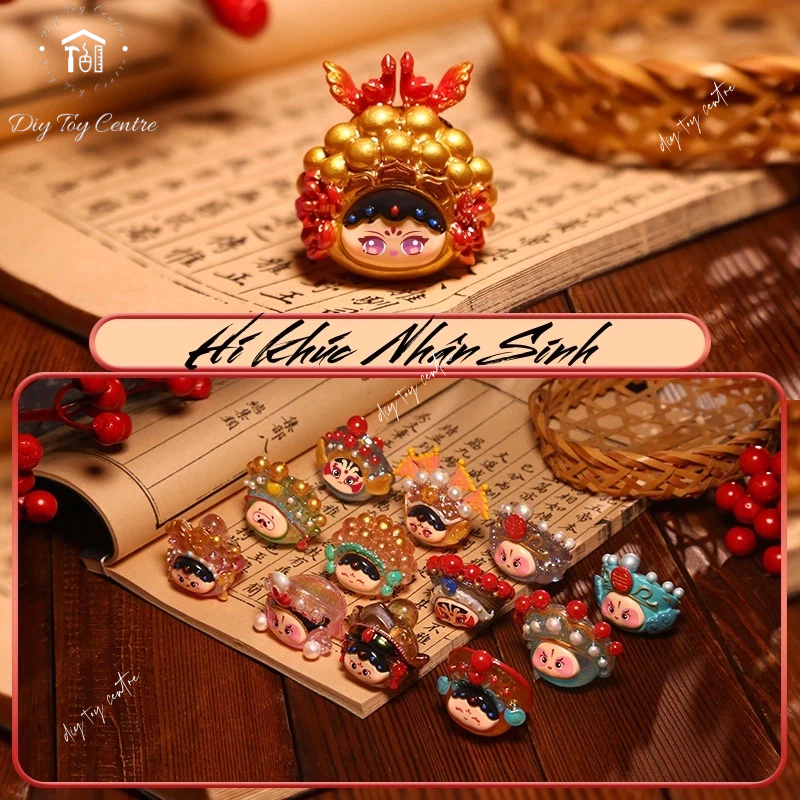 Đồ chơi Blind box/hộp mù túi mù mô hình búp bê opera kinh kịch hí kịch mini cute HÍ KHÚC NHÂN SINH
