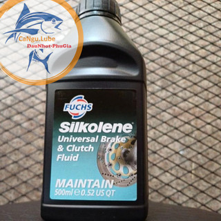 Dầu thắng fuchs sikolene dùng cho thắng đĩa xe máy ô to chai 500ml, Dầu thắng fuchs cao cấp có bán theo nhu câu