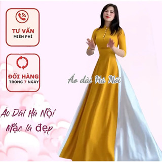 Đủ màu có dài đính ngọc xinh lụa mềm mịn mát - Áo Dài Hà Nội