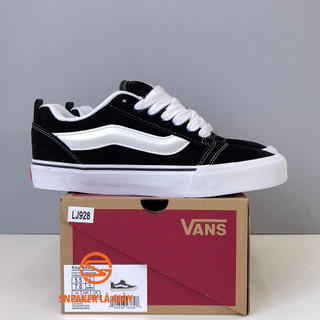 Giày Vans Knu Skool Black White VN0009QC6BT - High Quality Fullbox