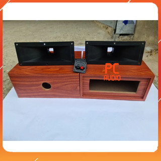 Vỏ loa treble - vỏ thùng treble kèn 350 450 kèm phễu hậu: Giá 2 chiếc
