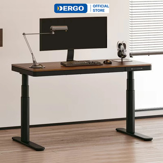  Bàn Làm Việc Đứng Điều Chỉnh Độ Cao DERGO Flexispot Q8 Mặt Bàn Tre Tự Nhiên