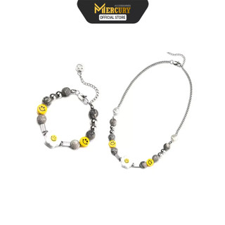 Set dây chuyền, vòng tay nam/nữ Mercury M-Daisy - Trang sức, phụ kiện thời trang Unisex - Thiết kế chuỗi hạt