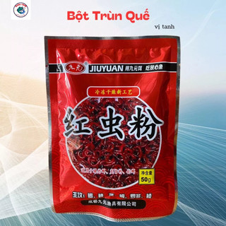 Mồi câu cá, Bột Trùn Đỏ, Giun Quế, Chỉ Đỏ trộn mồi câu cá chuyên chép, diếc , trôi, rô phi