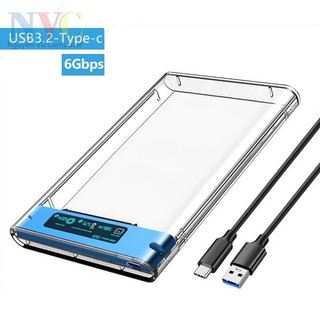 Box ổ cứng trong suốt 2.5" micro-b, type-c chuẩn usb 3.0 3.1