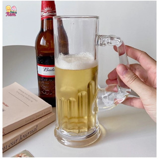 Cốc thuỷ tinh quai nắm cơ bắp ngộ nghĩnh, Ly cơ bắp uống bia, smoothie, eatclean