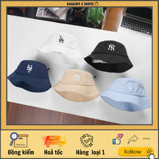 Mũ nón bucket logo thêu nổi chất liệu kaki cao cấp, full tem tag, hàng sẵn