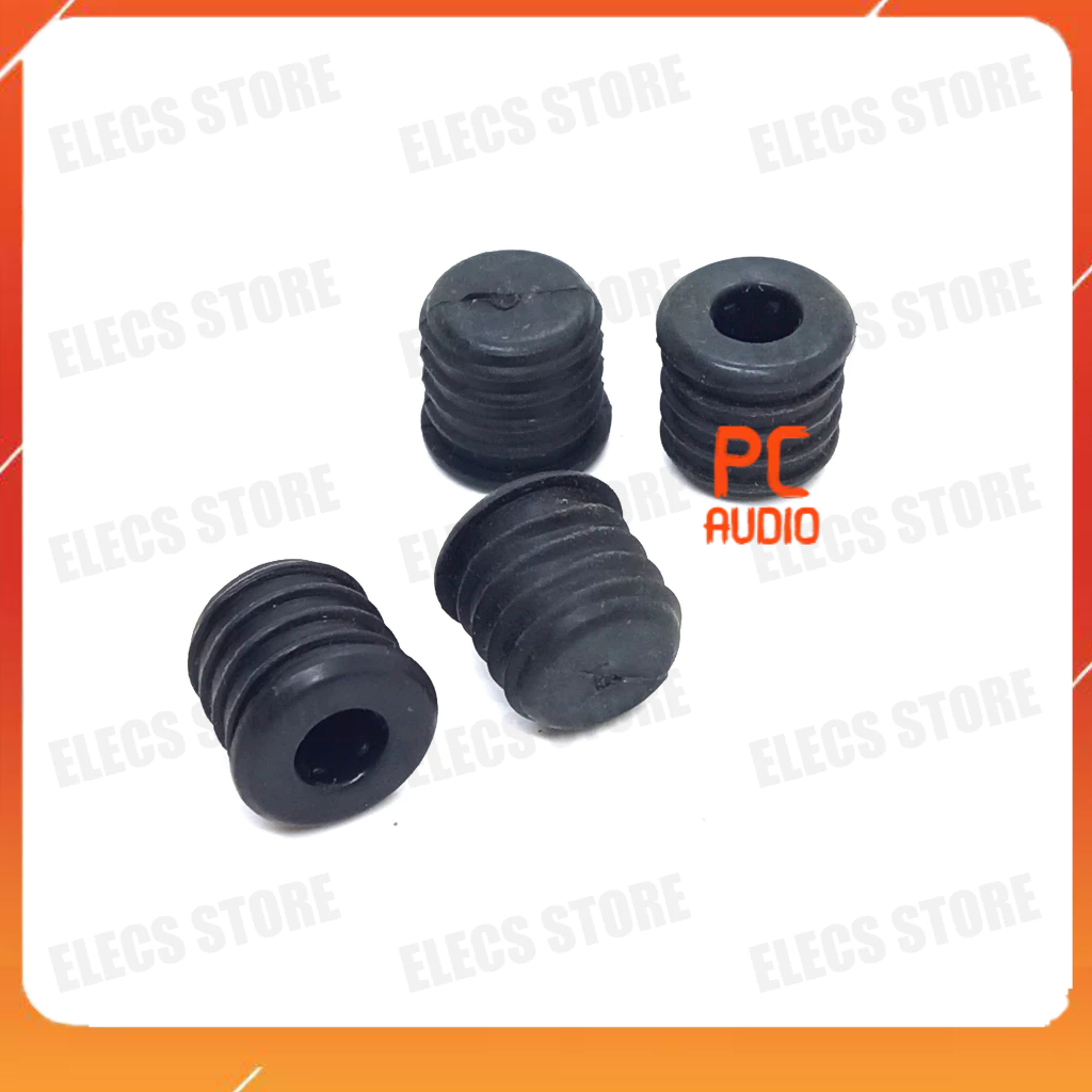 Chân ê căng loa - chấu loa 301 cỡ 1.5cm cao su: Giá 10 chiếc
