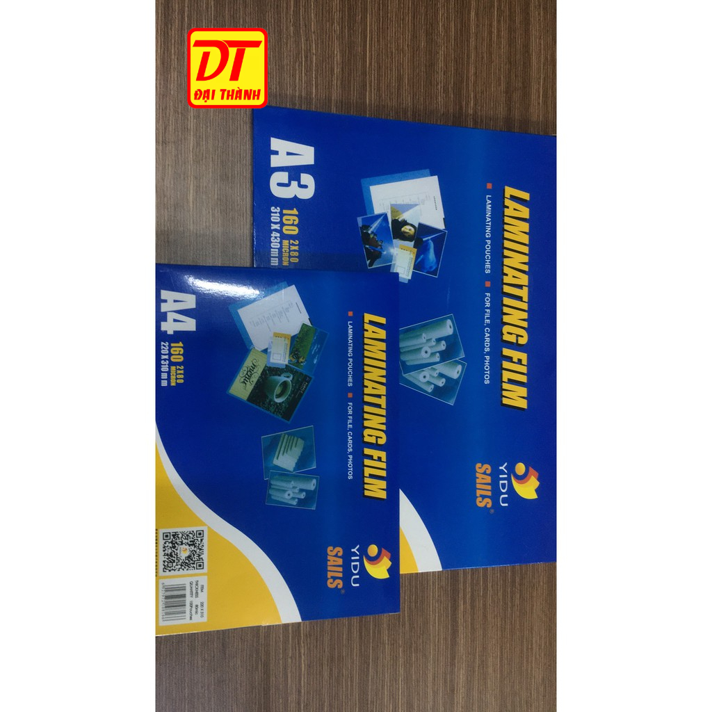 Giấy ép Plastic A4/A3- 80 Mic - 100 tờ/hộp