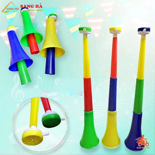 Kèn cổ vũ còi 3 nòng cho bé, kèn còi thổi t77-1