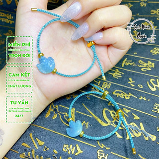 Vòng tay hồ ly đá aqua