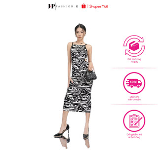 Đầm Body Dài J-P FASHION Họa Tiết Nổi Bật, Váy Nữ Dáng Dài Hai Dây Sang Chảnh Có Khoét Eo 12109647