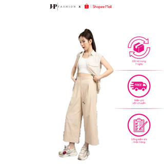 Quần Dài Lửng Ống Rộng Chất Liệu Kaki JP FASHION Form Chuẩn Tôn Dáng, Quần Thiết Kế Năng Động Hiện Đại 19209215