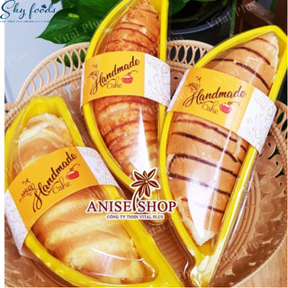 Combo 100 Hộp Đựng Bánh Chuối (Kèm Tem)
