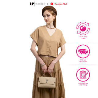 Sơ Mi Kiểu Thời Trang JP FASHION Dễ Phối Đồ, Áo Cổ Chữ V Form Rộng Mix Được Nhiều Phong Cách 10609095