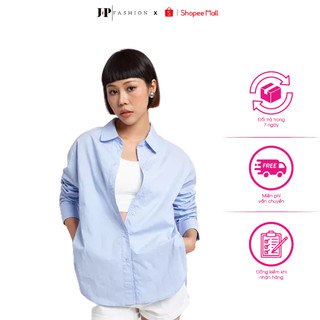 Áo Sơ Mi Nữ Form Rộng J-P Fashion Mềm, Mát, Áo Sơ Mi Công Sở Chất Liệu Kate Dễ Mix Đồ Sang Trọng 10608269 CT5