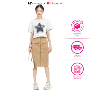 Chân Váy Dài J-P FASHION Có Dây Kéo Sang Chảnh, Váy Chất Liệu Kaki Có Túi, chân váy công sở, thanh lịch 17109703