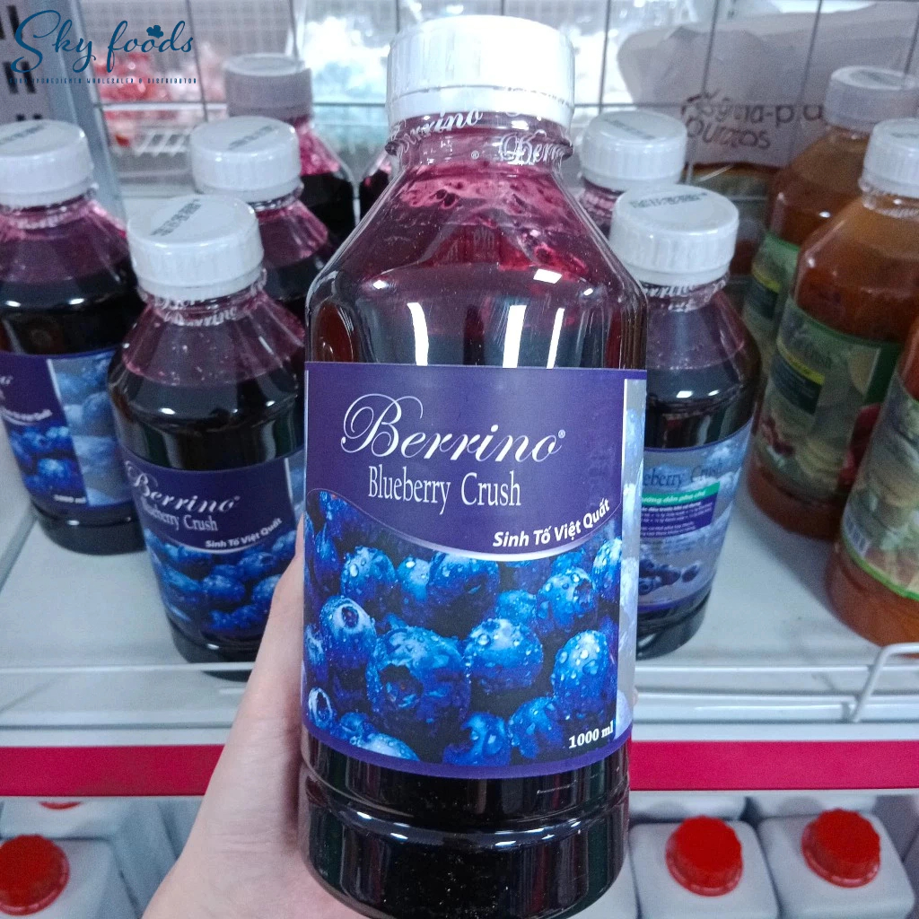 [BAO BÌ MỚI] Sinh Tố Berino Việt Quất lọ 1Lít