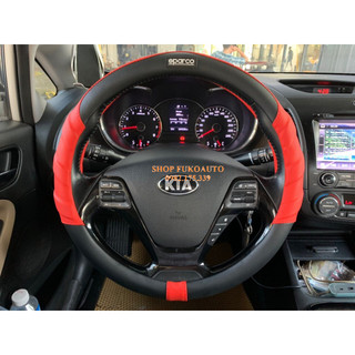 Bọc Vô Lăng Sparco Xe Toyota Vios,Corolla Cross,Wigo,Rush,Fortuner,Innova,Yaris,Hilux,Prado,Altis Cao cấp tem kim loại