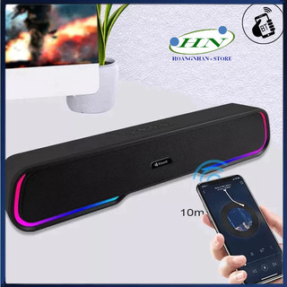 Loa thanh gaming máy tính soundbar bluetooth để bàn kisonli 913 led rgb loa vi tính bass lớn âm thanh hay
