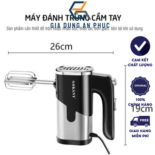 Máy đánh trứng Sokany 800W 5 tốc độ 4 que đánh