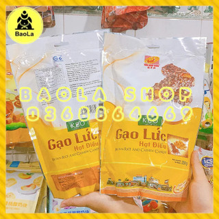 (Combo 5 Túi) Kẹo Gạo Lức Hạt Điều 250g Tân Huê Viên Đặc Sản Sóc Trăng