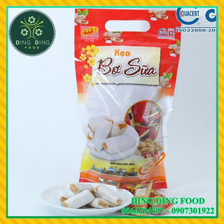 Kẹo Bơ Sữa Đậu Phộng Nhuyễn (Túi 380g) Tân Huê Viên Đặc Sản Sóc Trăng