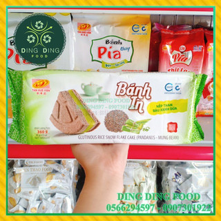 Bánh in nếp than dứa 360g tân huê viên đặc sản sóc trăng