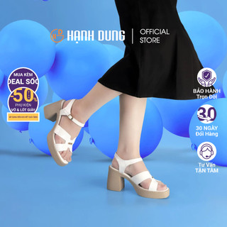 Giày sandal cao gót hạnh dung hd29155ay