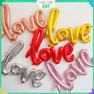 Bóng bay chữ love liền trang trí phòng cưới, trang trí sinh nhật