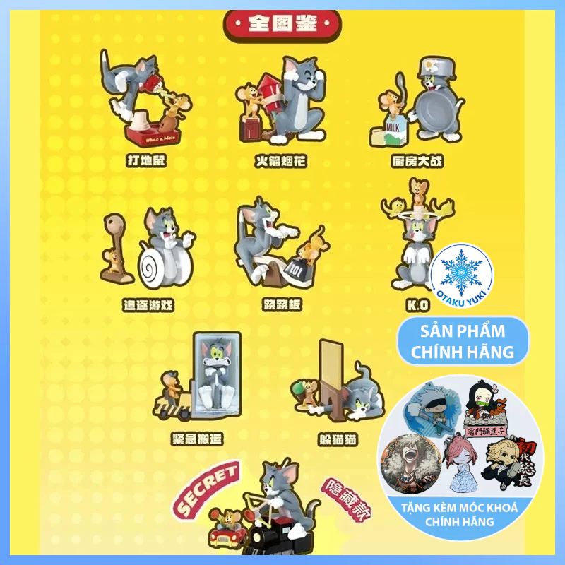 Mô Hình Blind Box TOM and JERRY Battle Series (52TOYS)