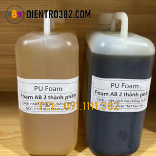 Form keo nở cách nhiệt, cách âm 2 thành phần AB